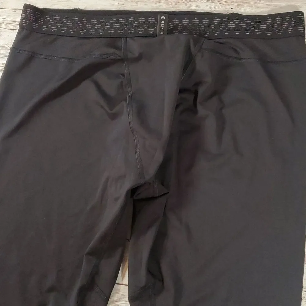 Men's Under Armour Rush 3/4 Leggings Black 2XL‎